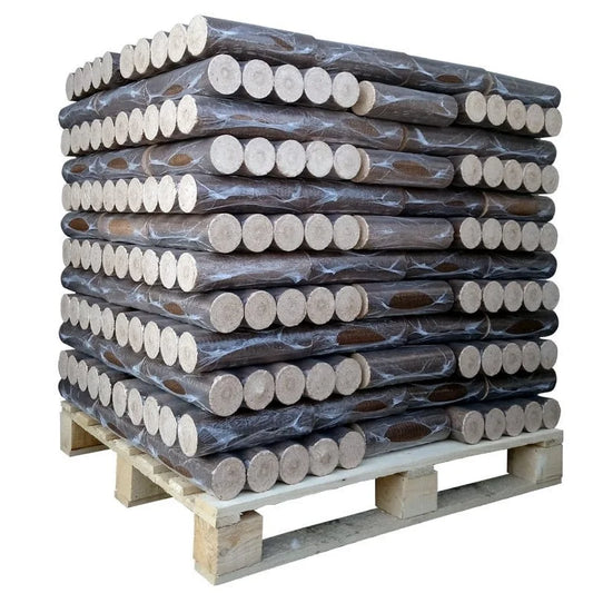 Holzbriketts – 100 % Laubholz – Palette à 960 kg