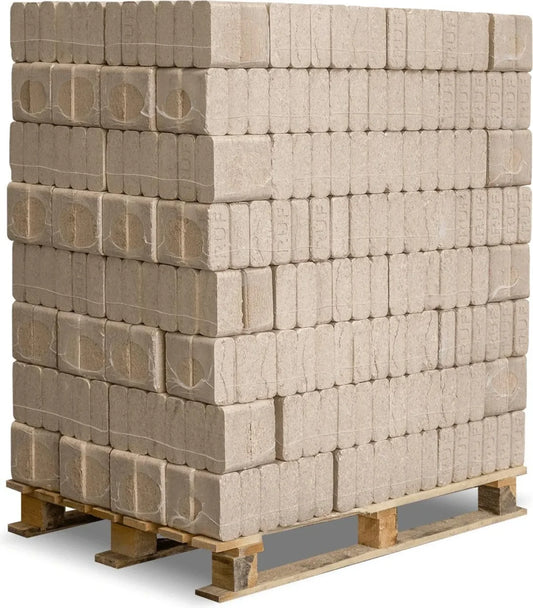 HEIZFUXX RUF Original Red Hartholzbriketts 960 kg (96 x 10 kg)