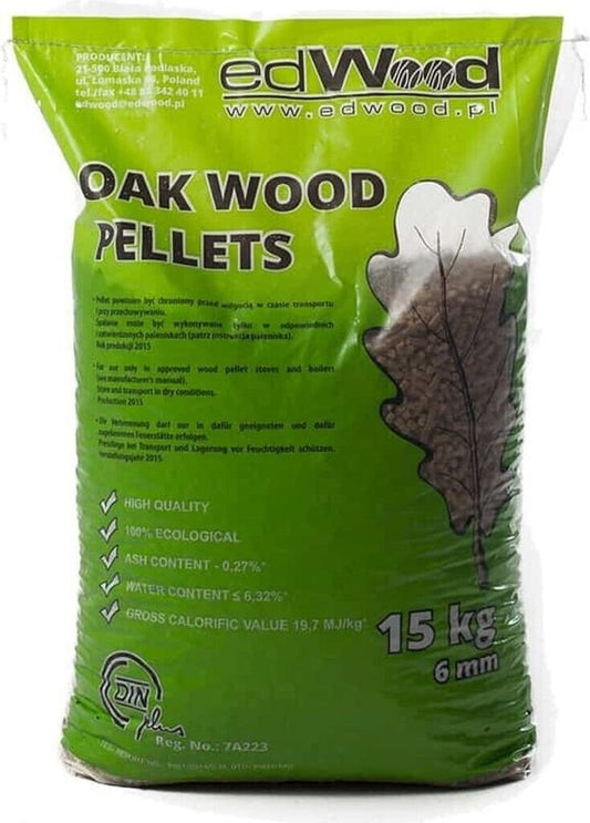 Holzbrx Eichenpellets 975 kg (65 x 15 kg)