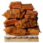 4 x Paletten (2 x Weißeiche + 2 x Buche/Hainbuche) – 33cm-Scheite