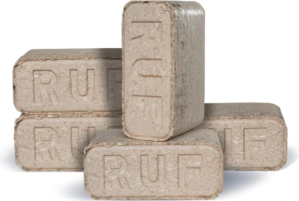 Heizfuxx RUF Original Red Holzbriketts – 300 kg Palette (30 x 10 kg)