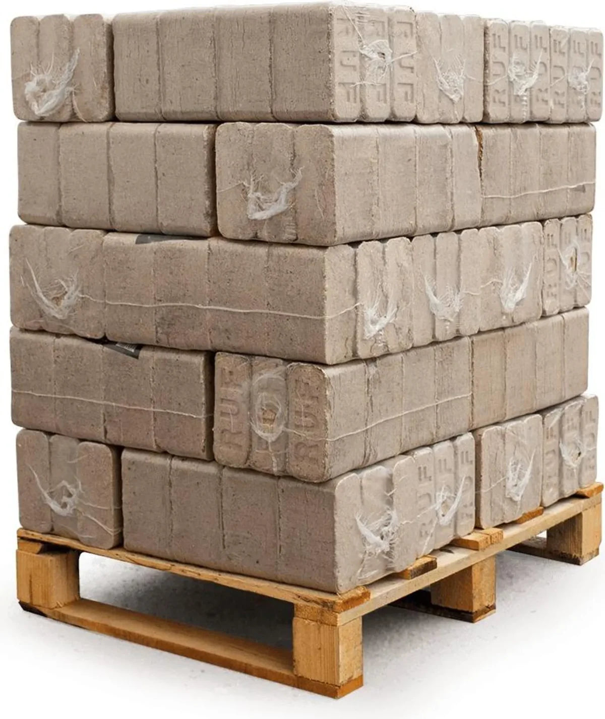 Heizfuxx RUF Original Red Holzbriketts – 300 kg Palette (30 x 10 kg)
