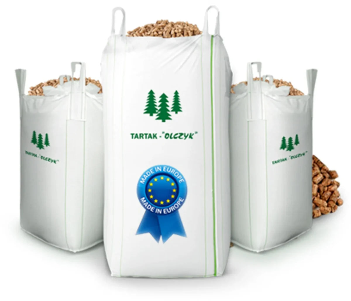 Olczyk Holzpellets 975 kg (65 x 15 kg) – ENplus Heizpellets aus Nadelholz