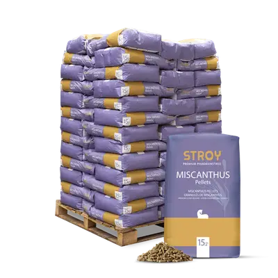 STROY Miscanthus Einstreu Pellets 975 kg (65 x 15 kg)