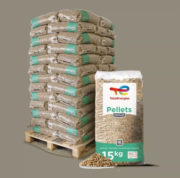 TotalEnergies Holzpellets Premium ENplus A1 975 kg (65 x 15 kg)