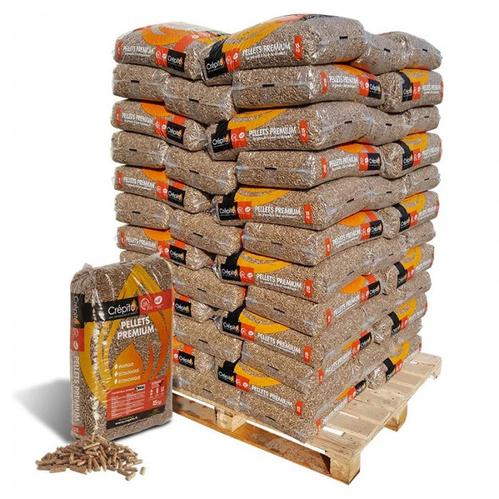 Olczyk Holzpellets 975 kg (65 x 15 kg) – ENplus Heizpellets aus Nadelholz