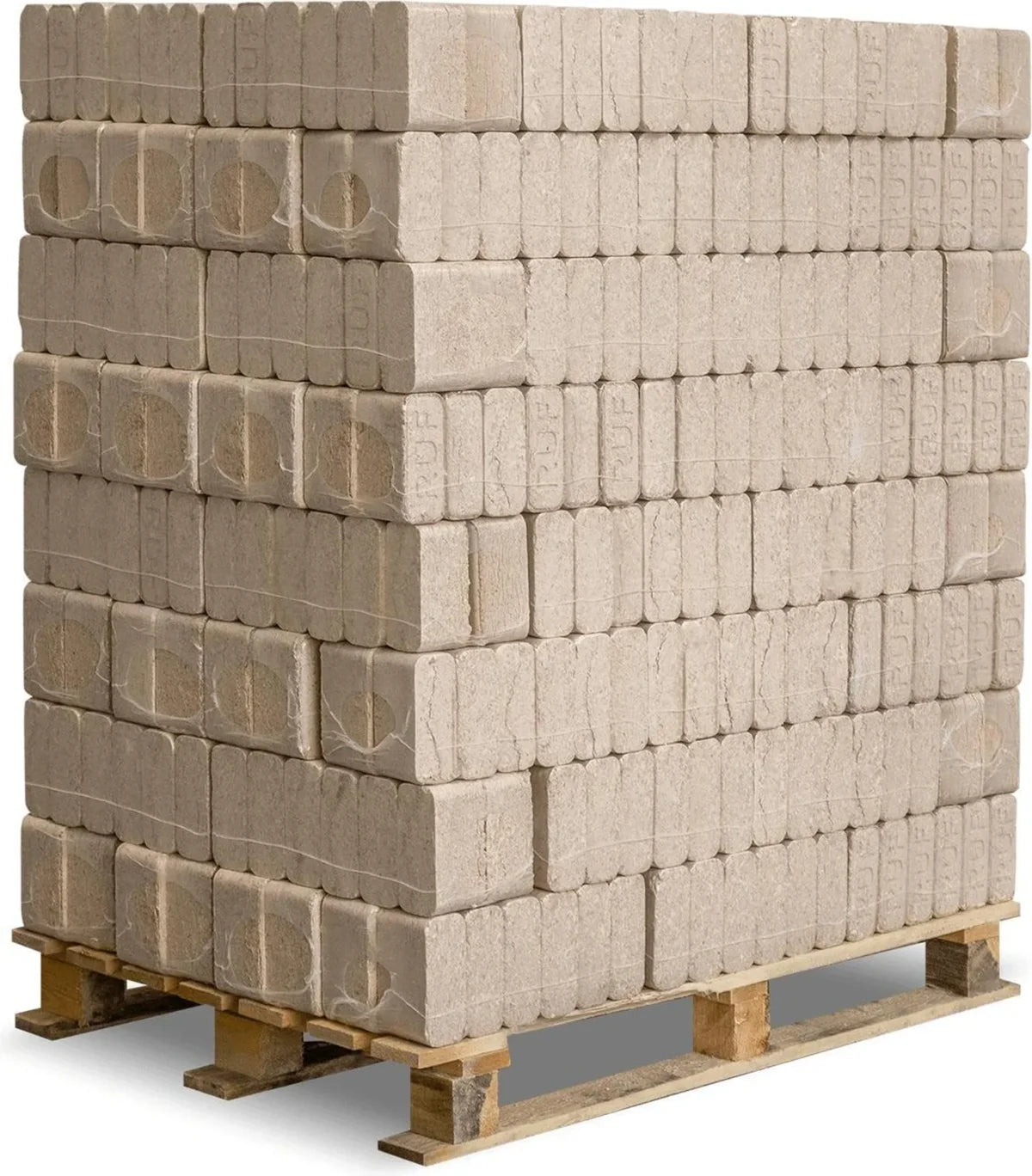 HEIZFUXX RUF Original Red Hartholzbriketts 960 kg (96 x 10 kg)