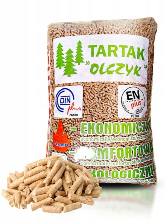 Olczyk Holzpellets 975 kg (65 x 15 kg) – ENplus Heizpellets aus Nadelholz