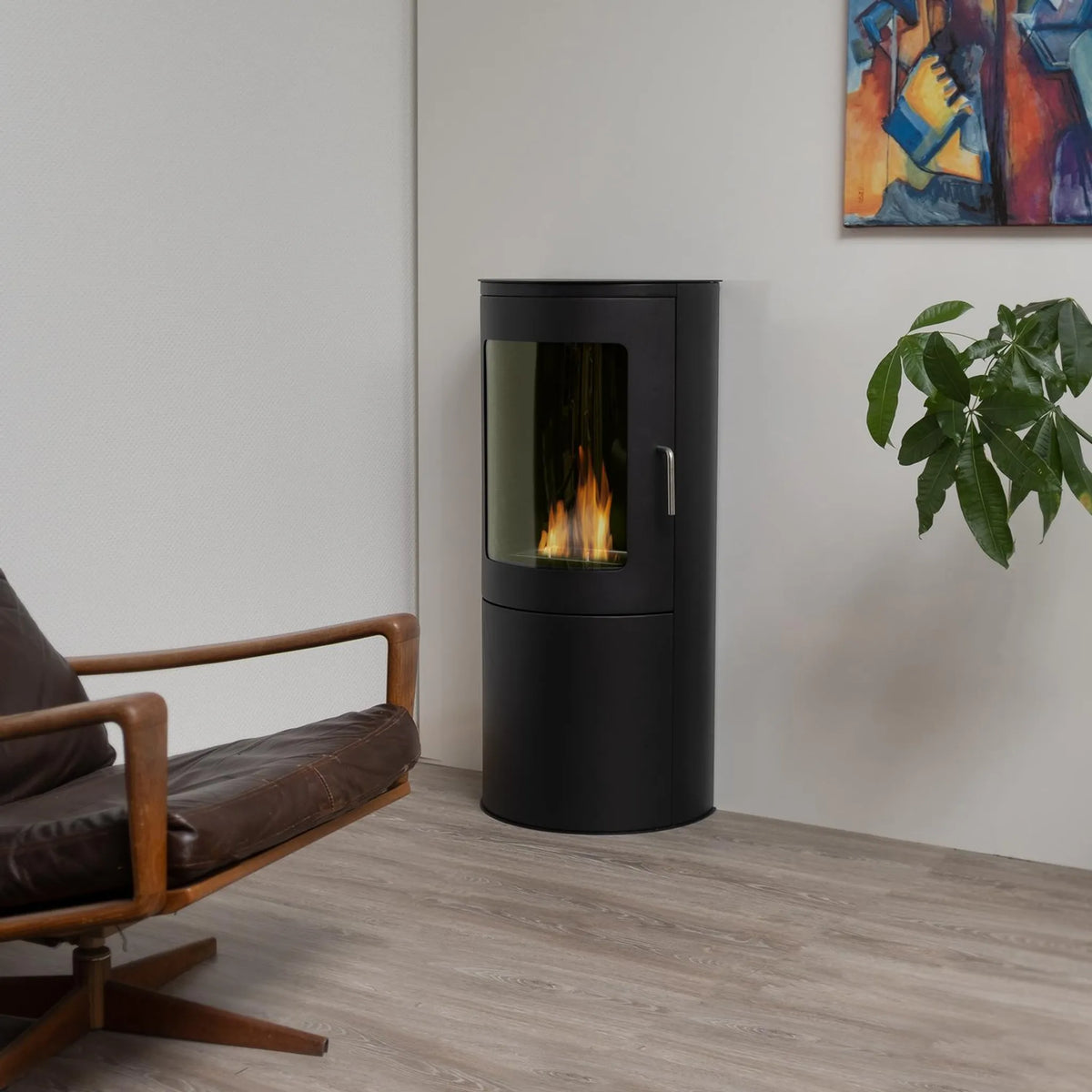 Moritz Bioethanol Kamin 96 cm – Ethanol Wandkamin mit 1,5 L Brenner für Innen & Außen