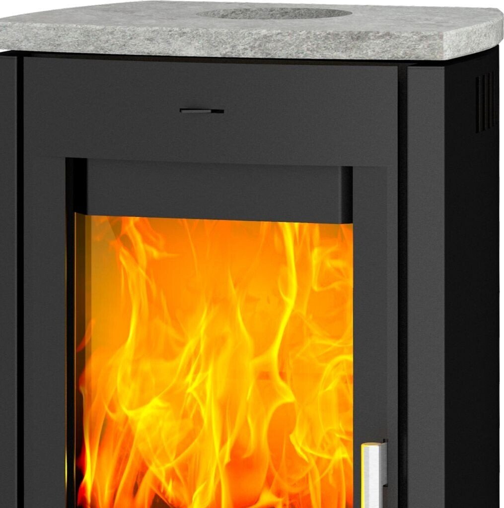 Fireplace Tuvalu Speckstein – Kaminofen mit 6,5 kW und eleganter Speckstein-Abdeckung