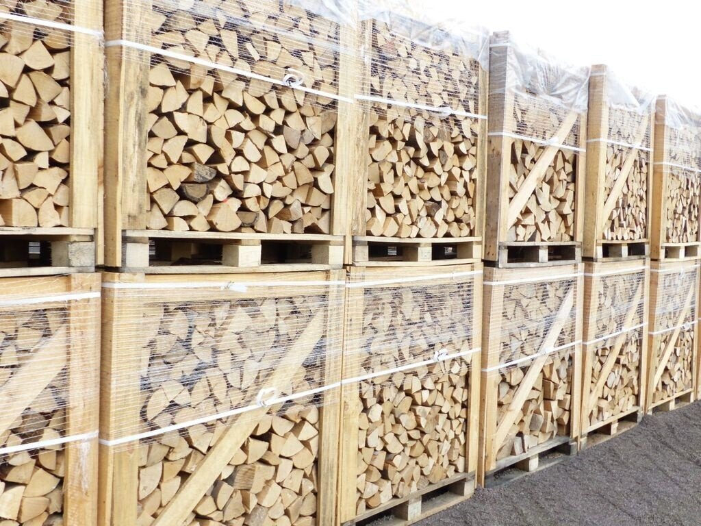 gruenwaren jakubik Brennholz Buche trocken 1 m³ Palette