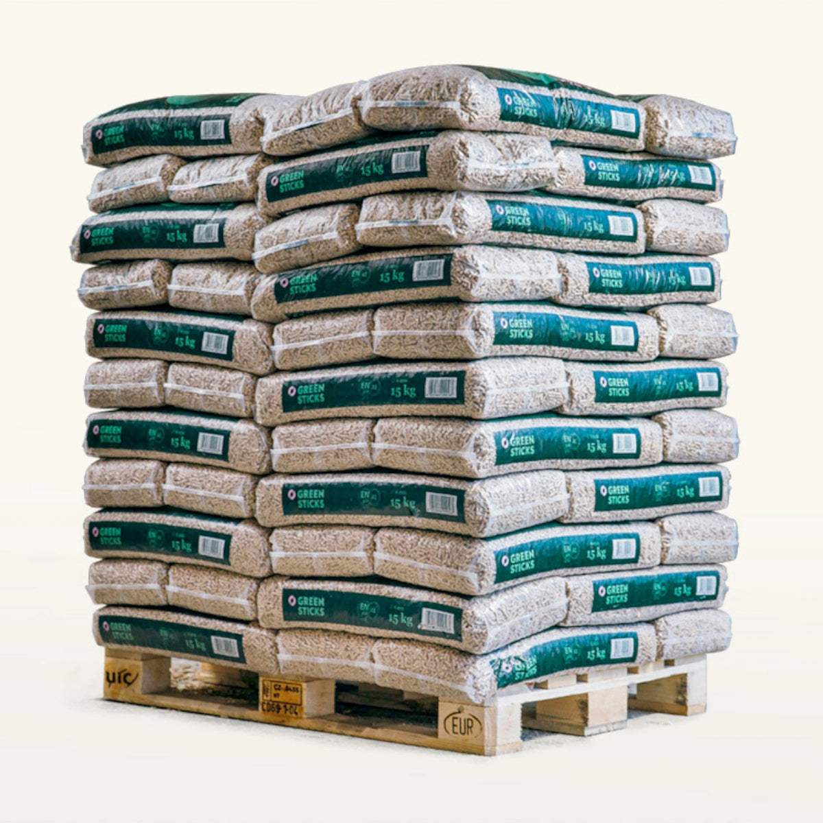 Greensticks Holzpellets ENplus A1 990 kg (66 x 15 kg)