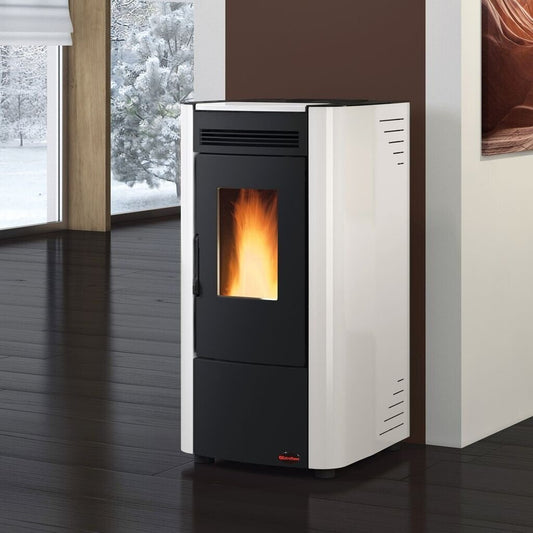La Nordica Extraflame Ketty 5.0 6,5 kW Weiß – Kompakter Pelletofen mit hoher Effizienz
